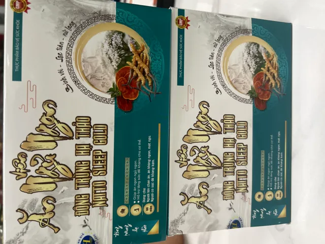TPBVSK VIÊN ĂN NGŨ NGON ĐÔNG TRÙNG HẠ THẢO SLEEP GOLD HỘP 60 VIÊN