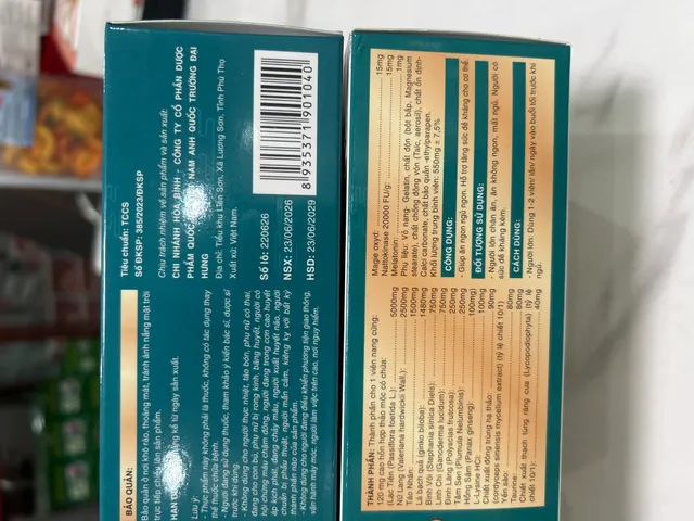 TPBVSK VIÊN ĂN NGŨ NGON ĐÔNG TRÙNG HẠ THẢO SLEEP GOLD HỘP 60 VIÊN