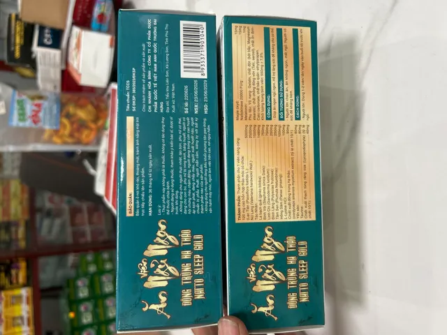 TPBVSK VIÊN ĂN NGŨ NGON ĐÔNG TRÙNG HẠ THẢO SLEEP GOLD HỘP 60 VIÊN