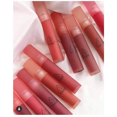 Son Kem Nhung Lì 3CE Mềm Mịn 4g - Chất Gel Water Tint Mờ Lì Tự Nhiên, Dưỡng Ẩm Môi, Hiệu Ứng Blur Mịn Màng, Phù Hợp Mọi Tông Da