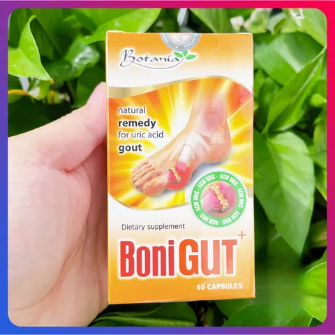 BONIGUT (Hàng nhập khẩu) - Viên uống hỗ trợ tốt cho người bệnhh gút.