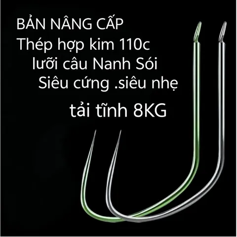 Lưỡi câu chép câu rô 2 trong 1 siêu nhẹ siêu cứng tải tĩnh 8kg