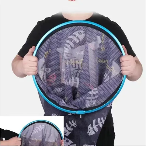 Mặt vợt câu cá cabon vành tròn vành tam giác lưới vợt lưới chống vướng lưỡi size -40-45-50 lưới sâu 50-55-60-70