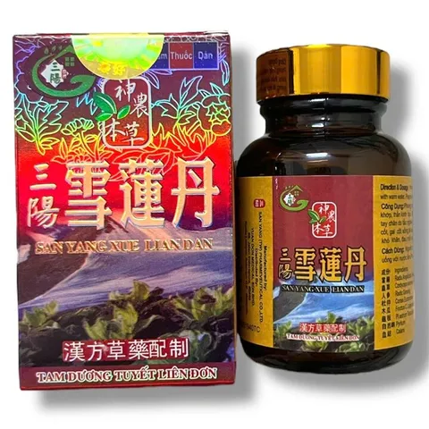 Viên uống đau nhức xương khớp Tam dương tuyết liên đơn - San Yang Xue Lian Dan - Xuất xứ Malaysia - Mã số 1517 803526