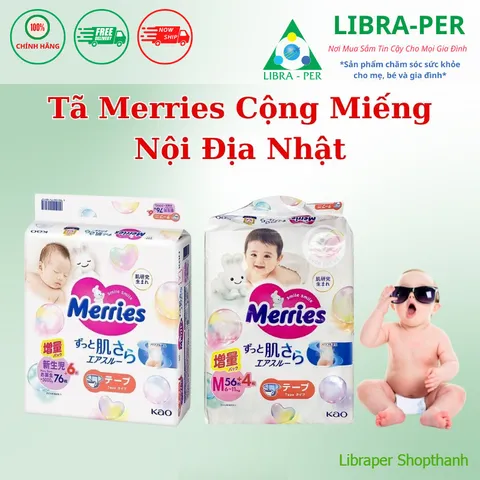 Tã/Bỉm Merries Nội Địa Nhật (Dán & Quần) – Êm Ái, Siêu Thoáng Khí, Ngừa Hăm Hiệu Quả Cho Bé Nhạy Cảm 803976
