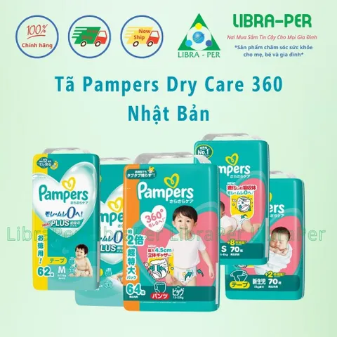 Bỉm/Tã Pampers Xanh Nội Địa Nhật – Mềm Mại, Thấm Hút Nhanh, Khô Thoánh, Ngừa Hăm Hiệu Quả Cho Bé 803977
