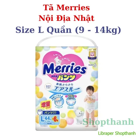 Tã/Bỉm Merries Nội Địa Nhật (Dán & Quần) – Êm Ái, Siêu Thoáng Khí, Ngừa Hăm Hiệu Quả Cho Bé Nhạy Cảm 803976