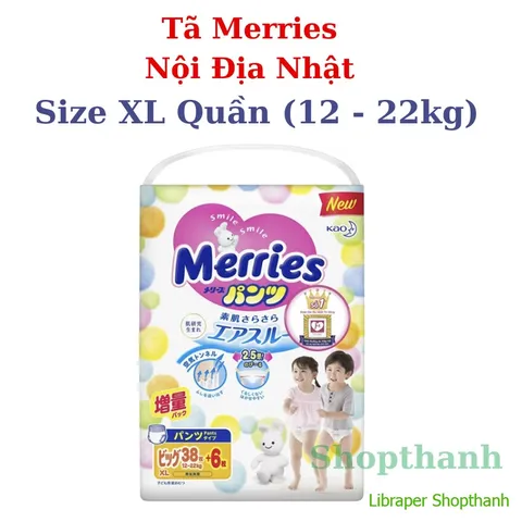 Tã/Bỉm Merries Nội Địa Nhật (Dán & Quần) – Êm Ái, Siêu Thoáng Khí, Ngừa Hăm Hiệu Quả Cho Bé Nhạy Cảm 803976