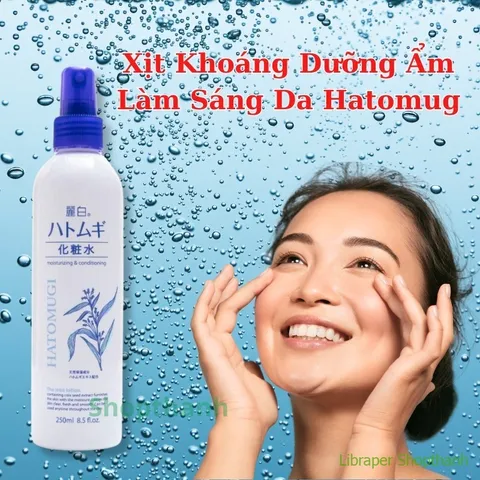 Xịt Khoáng Hatomugi Nhật Bản 250ml | Cấp Ẩm Dưỡng Trắng Da, Làm Dịu Da Sau Nắng 803979