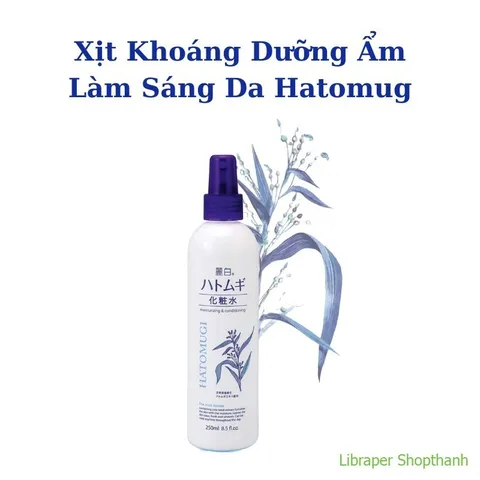Xịt Khoáng Hatomugi Nhật Bản 250ml | Cấp Ẩm Dưỡng Trắng Da, Làm Dịu Da Sau Nắng 803979