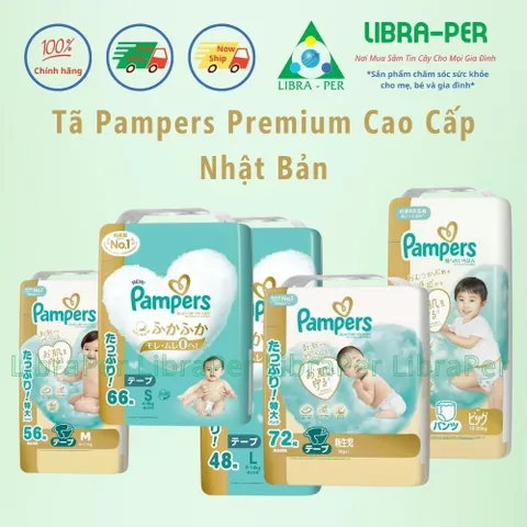 Pampers Premium Nội Địa Nhật – Siêu Mềm, Siêu Mỏng, Dịu Êm Cho Da Nhạy Cảm, Khô Thoáng Cho Bé 803986
