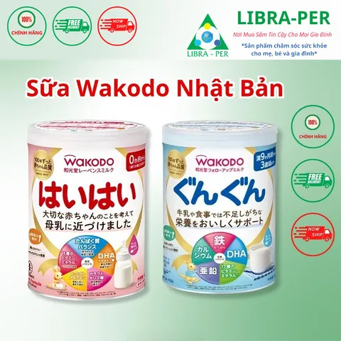 Sữa Wakodo Nội Địa Nhật Số 0 & Số 9 | Dinh Dưỡng Cho Bé 0–36 Tháng, Giàu DHA, Canxi, An Toàn Cho Bé 803990