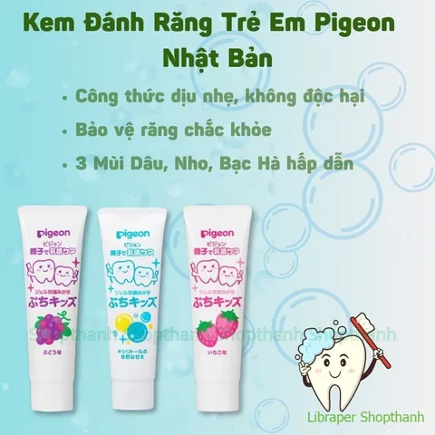 Kem Đánh Răng Trẻ Em Nhật Bản 150g | Cho Bé Từ 18 Tháng, Hương Trái Cây Dễ Chịu, Dịu Nhẹ An Toàn 803996