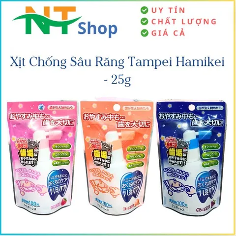Chai Xịt Hamikea 25g Nội Địa Nhật - Ngăn Ngừa Sâu Răng Cho Bé 18+ Tháng – An Toàn, Hương Dịu Nhẹ