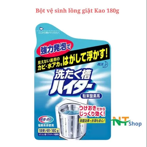 Bột Vệ Sinh Lồng Giặt Kao 180g