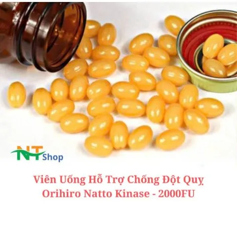 Viên Uống Hỗ Trợ Giảm Nguy Cơ Đột Quỵ Orihiro Natto Kinase Nhật Bản