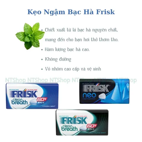 Frisk Clean Breath – Làm Mới Hơi Thở, Tạo Phong Cách Riêng