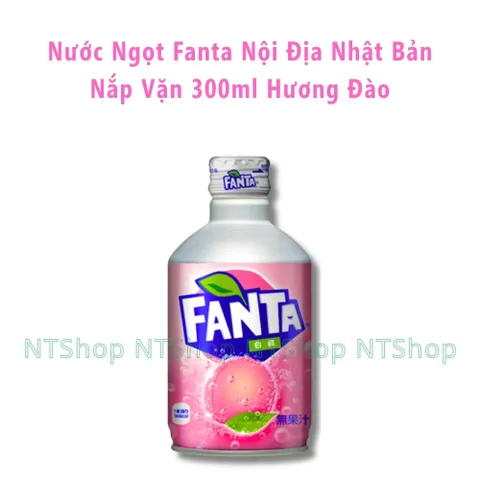 Nước Ngọt Fanta Nhật Bản Vị Nho, Vị Đào Và Vị Cam, Lon 160ml và 300ml, Giải Khát Cho Gia ĐÌnh