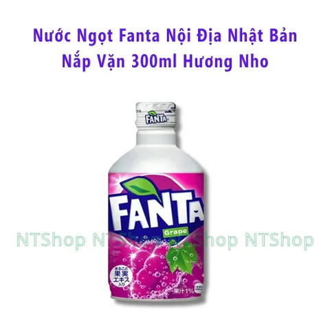 Nước Ngọt Fanta Nhật Bản Vị Nho, Vị Đào Và Vị Cam, Lon 160ml và 300ml, Giải Khát Cho Gia ĐÌnh