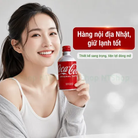 Coca Cola Nhật Bản Nội Địa Lon Nhôm/Nắp Vặn 350–500ml – Nước Ngọt Có Ga Vị Nguyên Bản, Hàng Nhật