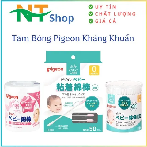 {Chính Hãng} Tăm Bông Nhật Bản Kháng Khuẩn Dành Cho Bé