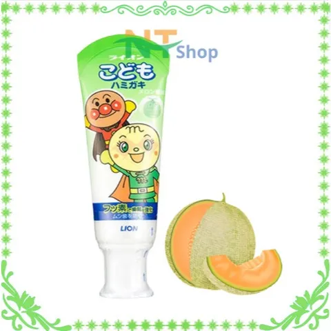 Kem Đánh Răng Lion Hương Dưa Lưới  Dành Cho Bé- Nhật Bản