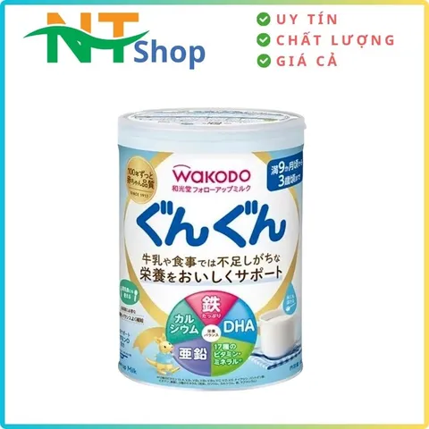 [HCM} Sữa Wakodo Nội Địa Nhật Bản Lon Số 0 và Lon Số 9