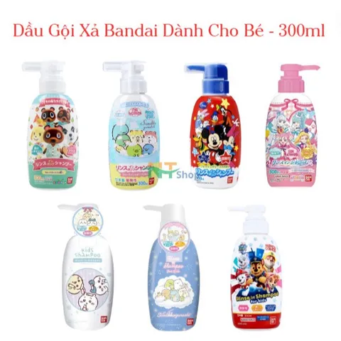 Sữa Tắm Gội Bandai/Kao Biore Cho Bé và cả gia đình 300ml- Nhật Bản