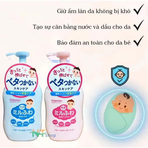 Kem Dưỡng Wakodo Baby 300ml
