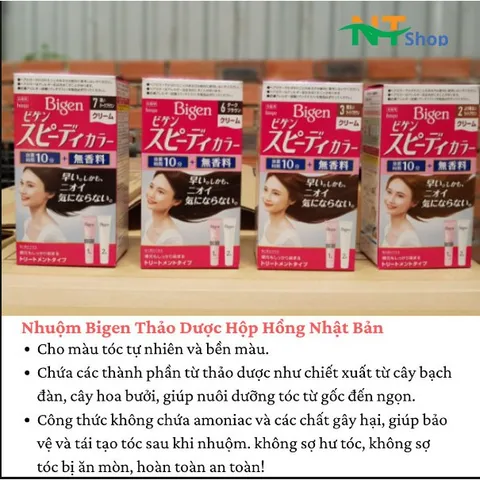 Nhuộm Tóc Bigen Thảo Dược Hồng