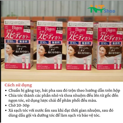 Nhuộm Tóc Bigen Thảo Dược Hồng
