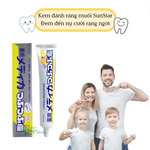 Kem Đánh Răng Muối Sunstar 170g