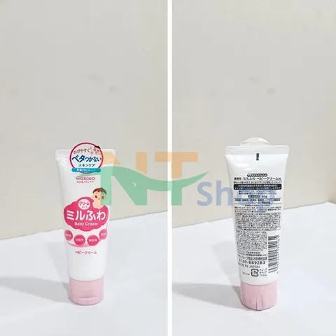 Wakodo Baby Cream 60g - Kem Dưỡng Ẩm Cho Trẻ Sơ Sinh & Em Bé - Hàng Chuẩn Nhật
