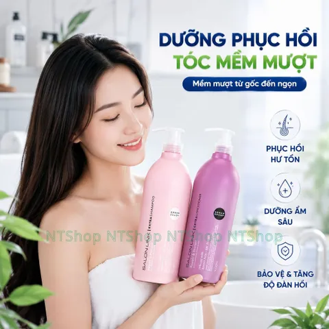 Dầu Gội Dầu Xả Phục Hồi Tóc Salon Link 1000ml Dưỡng Và Phục Hồi Tóc Mềm Mượt Mỗi Ngày