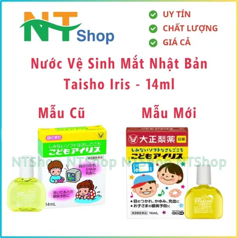 Nhỏ Mắt Cho Bé Taisho Iris Vàng 14ml