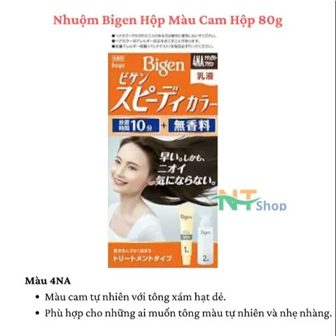 Nhuộm Bigen Màu Cam Hộp 80g