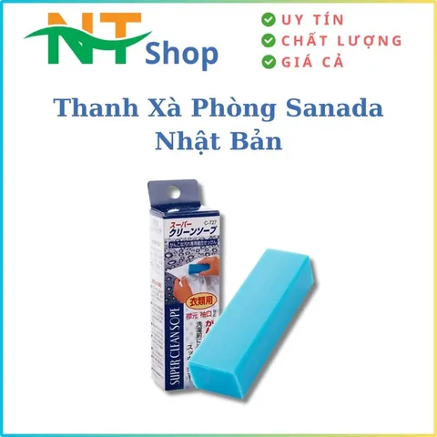 Thanh Xà Phòng Sanada Nhật Bản 100gr - Loại Trừ Các Vết Bẩn Cứng Đầu {NT SHop}