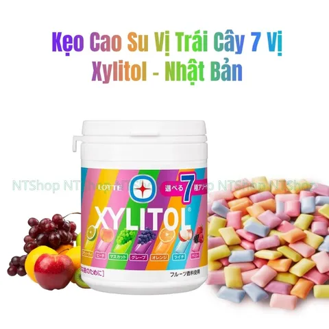 Kẹo Cao Su Xylitol Lotte Nhật Bản – 7 Vị Trái Cây Ngon Mát, Không Lo Sâu Răng