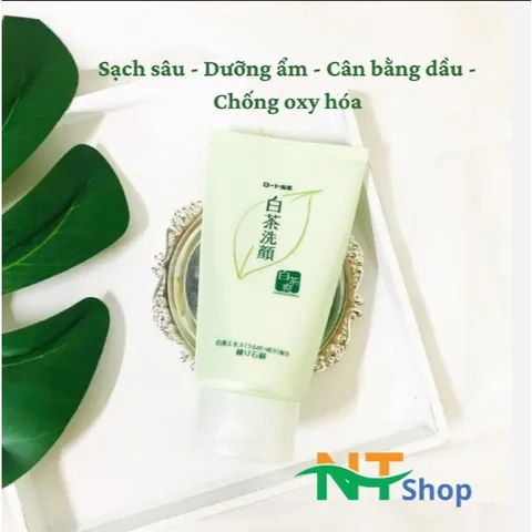 Sữa Rửa Mặt Trà Xanh Rohto Shirochasou 120g