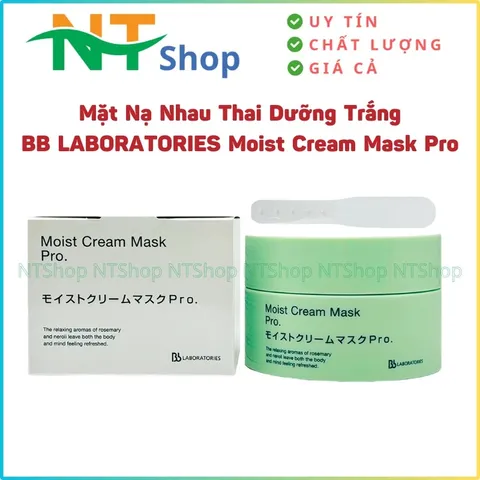 Mặt Nạ Nhau Thai Dưỡng Trắng BB LABORATORIES Moist Cream Mask Pro – Cấp Ẩm, Làm Sáng Da, Phục Hồi Da