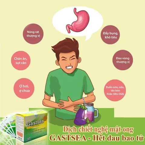 GÓI UỐNG MẬT ONG NGHỆ HỖ TRỢ DẠ DÀY GASTSEA (hộp 20 gói x 15g)
