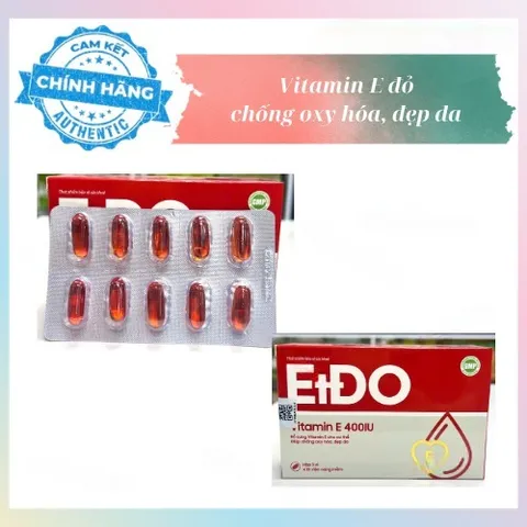 Viên uống Vitamin E đỏ Tín Phong H/30 viên