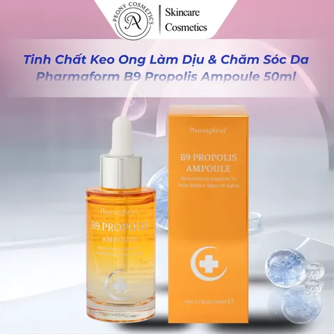 Tinh Chất Keo Ong Hỗ Trợ Làm Dịu & Chăm Sóc Da Pharmaform B9 Propolis Ampoule 50ml