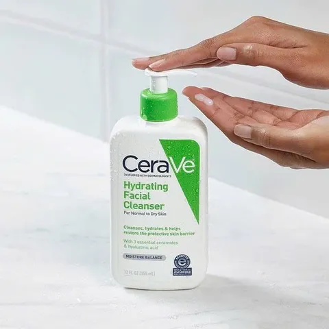Sữa Rửa Mặt Cerave Developed With Dermatologists Hydrating Cleanser 236ml Cho Da Thường Khô [hàng nhập khẩu]
