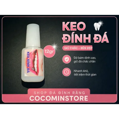 lẻ 1 chai keo đínhh đá 12gr, nắp vặn