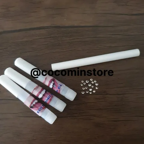 combo 50 viên đá đính- loại chân bằng- tặng kèm dụng cụ tự đính - đá đính trang trí