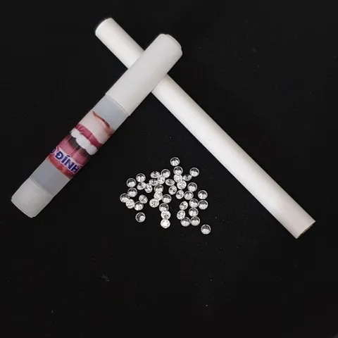 combo 5 viên kim cương nhân tạo chân nhọn - size 2,2li / 2,5li /2,7li