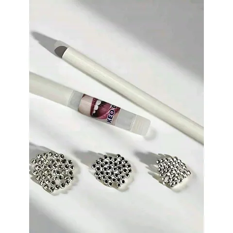 combo 20 viên đá đính-loại chân bằng- size 2li. 2li5, 2li7  tặng kèm dụng cụ tự đính tại nhà- đá đính trang trí