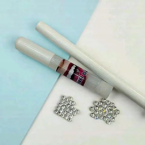 combo 10 viên đá đính - loại chân bằng, size 2li, 2,5li, 2,7li tặng kèm dụng cụ tự đính đơn giản - đá đính trang trí