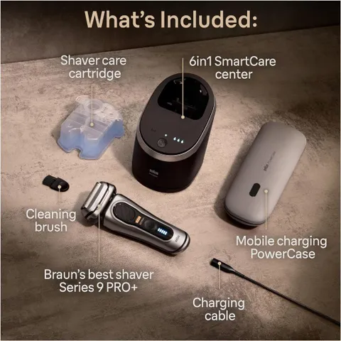[MADE IN GERMANY] MÁY CẠO RÂU BRAUN SERIES 9 PRO+ 9675CC VÀ 9566CC